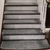 Carpets Modern Concise Solid Stair Stept Blanket Home Decor Self-Adhesive Rug Anti-slip Wool Full Mat Customized Nordic