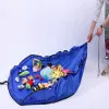 バッグ子供おもちゃクッショントイストレージバッグ大きなきれいなオーガナイザープレイパッド耐久性のあるビルディングブロックトイストレージバッグ屋外カンピンマット