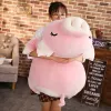 Bambole simpatiche cuscino da maiale ripieno giocattolo morbido morbido squishy rosa peluche cuscino abbracci adorabile divano di divani per le auto da divano per bambini.