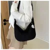 2023 Corduroy Dumpling Bag Versatile Shoulder Bags Large Capacity Crossbody Bag for Girl Teen Student Fi Trendy Bag B3GK#