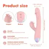 Siliconen Auto Insertion Dildo vrouwelijke vibrator tong likken vibrator clit konijn clitoris massage masturbatie speelgoed voor vrouwen