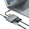 Hubs Typec à HDMICOMPATIBLE 4K VGA USB C 3.0 Hub Adaptateur pour le livre Nintendo Samsung S9 Dex Huawei P20 Xioami 10 TV