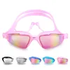 Myopia Prescription Swimming Goggles Kids girls Glasses Waterproof Anti-fog Swim Set Acetate 240422