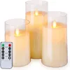 Remote Control With Timer LED Electronic Candle Lights Flameless Set For Christmas Wedding Birthday Decor 240417