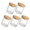 Candle Holders Glass Jar Holder Tealight Scented Jars Candlestick Stand Crystal Clear Tin Container Wedding Votives