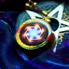 Colares Metatron Fire Maelstrom Orgone Pingente Energia Colar Amuleto Curador Cristal do Gerador de Orgonita /Melhore Riqueza e Negócios