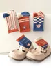 Ljmofa 5 paires chaussettes pour enfants automne bébé mode pute rétro pour filles florales vintage chaussettes imprimées kawaii chaussettes décontractées en coton mignon c159 240407