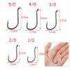 Accessories Easy Catch 120pcs/box size 1/05/0 high carbon Steel Fishing Hook Baitholder Barbed Fishhook Set ice fishing box equipment