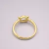 999 24K żółte złote tygrysy pierścień główny 3D rozmiar 5 6 7 8 Dostępny 240420
