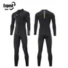 Women's Swimwear 3mm Diving Suit Long Sleeve Wetsuit Warm Carrier For Zipper Surf Neoprene Shorts