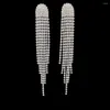 Boucles d'oreilles en peluche Ulj Long Pichel Ear Clip pour les femmes Girls 2024 Tendance inhabituelle Bijoux pour femmes Luxury