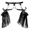 Belts Women Fashion Leather Harness Waist Tassels Short Skirt Punk Belt Gothic Clothing Accessories