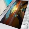 Pads XXL Anime Art Beautiful Landscape Pattern Large Gaming Desk Pad Lovely Mouse HD Print Computer Gamer Locking Edge CSGO Mouse Mat
