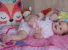 Куклы Bzdoll 22 -дюймовая силиконовая детская рефарна 3D краска кожа с сосудистой веной 55 -см новорожденная реалистичная кукла для девочек -малыша Девушка игрушка