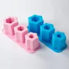 Baking Moulds Silicone Ice Tray Mold Hexagon Ball Maker For 20/30/40oz Tumbler Bpa Free Cube Summer Drinks