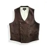 Herenjassen amekaji slijtage kleding wol dubbele borsten vest heer vintage goede kwaliteit