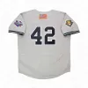 Aangepaste nieuwe NY York 2001 Retro WS Baseball Jerseys Derek Jeter Mariano Rivera Tino Martinez Bernie Williams Andy Pettitte Roger Clemens Jorge Posada Stitched Gray