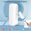 CONTRÔLE 2023 NOUVEAU 2,4 GHz Tuya Smart Zigbee Door Window Contact Contact Contor Home Home Wireless Door Detectors application Open / Fermer Alarm à distance