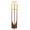 Floor Lamps Wooden Lamp Nordic Designers For Living Room Bedroom Sofa Bedside Solid Wood Led Table Light