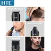 Trimmer HTC USB 3 In 1 Electric TBlade Hair Trimmer/Foil Shave/Nose And Ear Trimmer Business Travel Facial Care Razor Shaving Machine