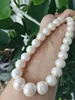 Hänghalsband underbara AAAA 12-14mm Rund Akoya White Natural Pearl Necklace 17.514K CLASP Fine Jewelryjewelry Making 240419