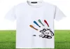 Mens créateurs T-shirts Slim Fit Summer Summer Streetwear Fashion Hand Palm Primp Cotton Tshirt Casual Mens Tee Shirt Plus 8914646