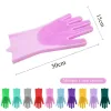 Grooming Pet Grooming Cleaning Gloves Dog Cat Bathing Shampoo Glove Scrubber Magic Dishwashing Cleanner Sponge Silicon Hair Removal Glove