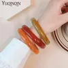 Bangle 3pcs Vintage Resin Acrylic Set For Women Jewelry Korean Cuff Bangles Bracelets With Charms Designer Round Gifts
