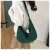 2023 Corduroy Dumpling Bag Versatile Shoulder Bags Large Capacity Crossbody Bag for Girl Teen Student Fi Trendy Bag B3GK#