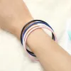 Strands Fashion Women Bracelets Bright Smooth Pink Blue Black White Ceramic Bracelet For Lady Never Fade Healthy Material Bangle Jewelry