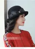 Berets Lady Fashion Fedoras Wool Hat Girls hiver chauds en laine de laine de laine CAP AUTOMNE BRITANNE CIET CIOL B-8685