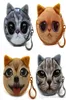 2019 Cat Coin Racs Fashion Clutch Purseurs Coin Purse Sac portefeuille mignon Changement de chat Meuve Meow Star Kitty Small Sacs Pussy portefes Ho6422385