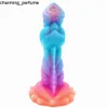 Fabbrica Nuovo alieno illuminato alieno dildo silicone lesbiche fantasia di dildo da uomo alieno mostro di dildo per donne