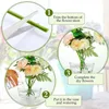 Vazen Floral Grid Holder IJzeren opstelling Tool met multi-holes Bouquet Plant Fixatie Metaal Vaas Bloemarranger voor