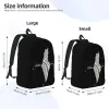 Sacs Kffiyeh Palestine Map Backpack avec Pocket High School Travail Arabe Palestinien Papeau de jour pour hommes