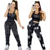 Brand Womens Tracksuit Fashion Set 2 pezzi Set Women Designer Sports Casual Letter Stupt and Strings Leggings Pants Set Yoga Set Beach Sportswear Jogger Abbigliamento