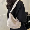 ショルダーバッグ夏の手織りハンドバッグ手作りの女性織物バッグファッションカジュアルシンプルなポータブルソリッドカラーエレガントソフト