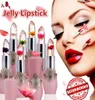 Bright Lipstick Flower Crystal Jelly Jelly Lipgloss Magic Temperatuurverandering Kleur lippenbalsem mooie make -up bea1625125183