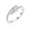 2024 Luxusmarken -Designer -Ringe Heiße Mode S925 Sterling Silver Arrow Open Ring für Frauen große Marke gleicher Stil Ringschmuck