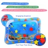 36 Designs Baby Kids Water Play Mat uppblåsbar PVC Infant Mage Time Playmat Toddler Water Pad For Baby Fun Activity Play Center 240416