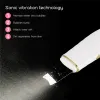 Instrument Ckeyin Ultrasonic Skin Scrubber Face Spatula EMS Heat Blackhead Remover Por Cleaner Ansiktsdjup Rengöring Lyftande Peeling Shovel