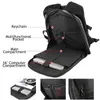 Backpack Men's USB Charge Travel Laptop 15.6inch Leather Waterproof Anti Theft Backpacks Carry On Bag Male