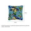 Pillow Birds Series Latch Hook Materials Segmento 3D Bordado Kits de almohada de lana Material de almohada de almohada de bricolaje 43 cm