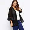 Blusas para mujeres Cardigan de chal de encaje sexy de encaje sexy