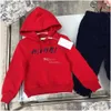 Hoodies Sweatshirts Hoodie Baby Kleider Marke Kinder Kleidung Kid Designer Sweater 6 Styles Mädchen Jungen Langarmedimen Fasion Design Sprektajy