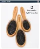 Combs Truelove Pet Comb Hair Removal Soft Comb Wooden Handle Pet Massage Brush Dog Accessories Pet Grooming Comb for Dog Cat TLK19131