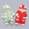 Coats New born Baby clothes Winter infant Snowsuit Plus Velvet Thick Boy Jumpsuit 03 Yrs Romper Baby Girl Overalls Toddler Coat 30