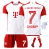 2324 Bayern Stadium Jersey nr 10 Sane 25 Muller 7 GNABRI 42 Musiara Set