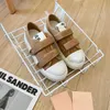 Lyxdesigner Miui Casual Shoes Miui Sneakers Summer Canvas Shoe Versatile Small White Shoes Platform Sportskor Halv Drag Slippers Platform Cookie Shoe Shoe