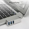 Hub 1/2/3pcs 1 USB 3.0 Hub USB Dizüstü Bilgisayar Adaptörü PC Bilgisayar USB Ücretli USB Ücreti USB Ücretli Dell HP için Ayırıcı